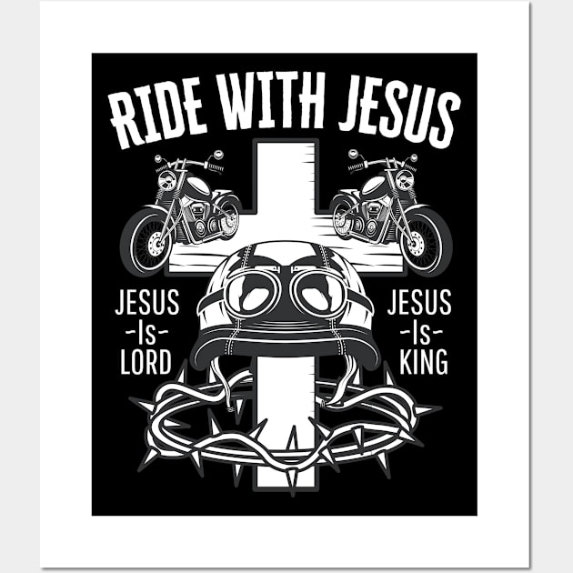 Christian Biker Wall Art by FullOnNostalgia